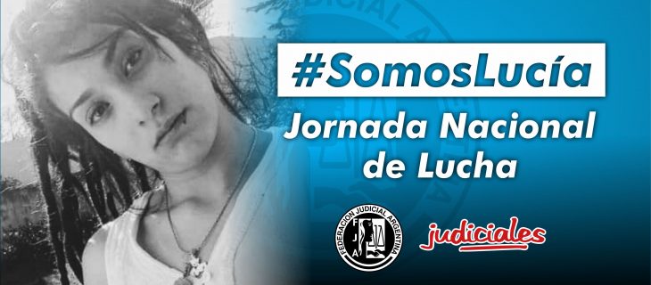 #SomosLucía: Jornada Nacional de Lucha
