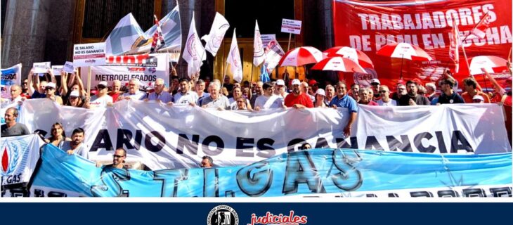 <strong>CRECE EL RECLAMO DE LA MESA SINDICAL “EL SALARIO NO ES GANANCIA”</strong>